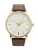 Calvin Klein Analoog horloge  bruin / goud / wit