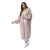 Dames lange cardigan met zakken Makadamia