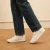 No Stress leren sneakers wit