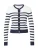JDY Gebreid vest ‘JDYGABY’  marine / wit