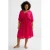 BEACHWAVE Curve crinkle strandjurk fuchsia