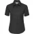 Russell Collection Dames/Dames Oxford Overhemd Met Korte Mouwen (Zwart)