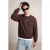 TRENDYOL MAN Heren Bruin Dierenprint Lang Oversized Sweatshirts