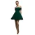 Mini Bustier Skater Dress in Crêpe Dames Goddiva