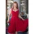 Topvintage exclusive ~ The Gina Lee swing jurk in rood