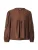 ONLY Blouse ‘ONLKana’  chocoladebruin / wit