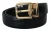 Dolce & Gabbana Zwarte Exotische Leren Gouden Metalen Gespsluiting Riem
