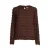 Ruby blousetop met structuur bruin