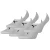 PUMA Sportsokken  zwart / wit