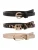 Guido Maria Kretschmer Women Riem ‘Bianca’  beige / zwart