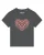 Watapparel Shirt ‘Pfotenliebe 02’  antraciet / rosa