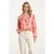 Smashed Lemon 25181 blouse met abstracte verfspattersperzik |