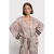 Alix the Label vest met dierenprint bruin