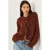 Kanten Korte Ribgebreide Cardigan met Striksluiting
