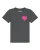 watabout.kids Shirt ‘Pink Heart’  antraciet / pink