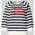 MORE & MORE sweatshirt met ronde hals en 3/4-mouw