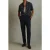 Reiss Ss Striped Rib Shirt Navy/white