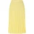 Lacoste Dames/Dames Plooi Polyester Midi Rok (Geel)