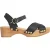White Stuff Open Toe Clogs Pure Black