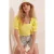 Slim Fit Vierkante Hals Blouse