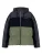 EA7 Emporio Armani Winterjas  antraciet / groen / zwart