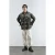 Gestructureerd Geruit Oversized Shirt met Zak