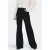 ONLY high waist wide leg jeans black denim