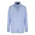 Aquascutum effen wit overhemd met logo en lange mouwen