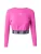 19V69 ITALIA Shirt ‘ALESSIA’  pink / zwart / wit