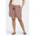 ONLY CARMAKOMA high waist loose fit casual short Plus Size met print – rood