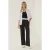 Elastische Taille Gestreepte Broek