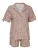 Goldenbay Korte pyjama ‘ Liatris ‘  beige / rosa