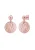 ELLI Oorbellen ‘Geo’  rose-goud