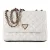 GUESS Schoudertas ‘Giully II’  lichtgrijs / wit