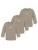 normani Shirt ‘Taupo’  beige / bruin / donkergroen / wit