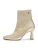 Floris van Bommel Enkellaarsje ‘Saxi 01’  lichtbeige / goud