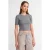 Dames Slim Fit Crop T-shirt