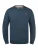 !Solid Sweatshirt ‘Benn’  donkerblauw / rood