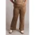 Yest Curve suede bootcut high waist broek bruin