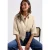 Street One Dames Mousseline overhemd blouse in Beige