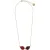 OTAZU Classic Drop Necklace Red