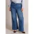 Yest Curve regular waist wide leg jeans Plus Size – medium blauw