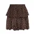 ONLY mini rok met stippen bruin