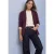Eenvoudige blazer in effen kleur