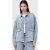 AllSaints Hettie Denim Shacket Light Indigo