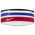 Nike Klassieke Gemengde Flexibele Hoofdband (Set van 3) (Rood/blauw/zwart)