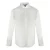 Aquascutum geborduurd merklogo wit overhemd met lange mouwen