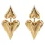 By Jam Gioielli gold plated oorbellen BJ18423