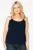YOEK spaghettitop DOLCE van travelstof marine