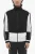 Tweekleurige SPORT MODERNIST sweatshirt met rits in zwart en wit